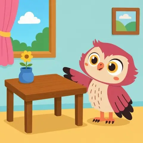Picture of the word table for children